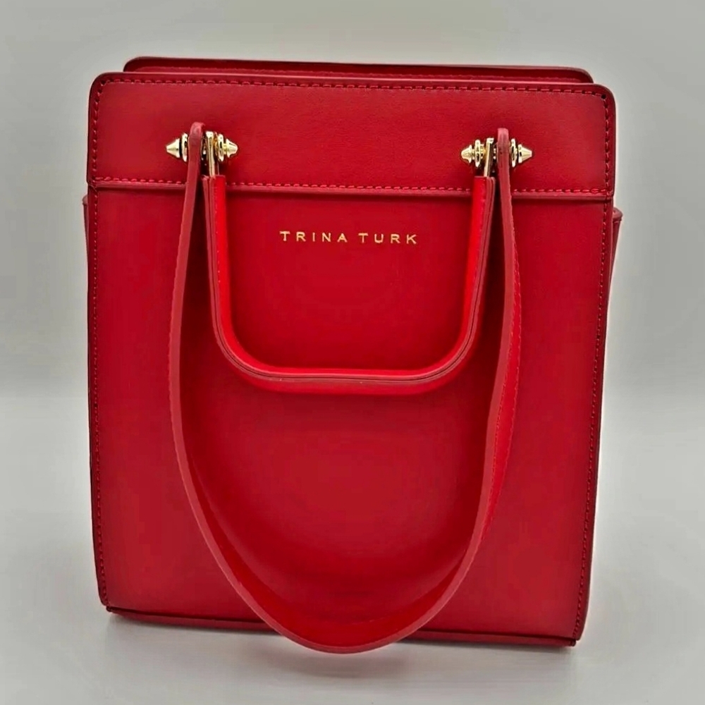 Trina Turk Vibrant Red Tote Bag